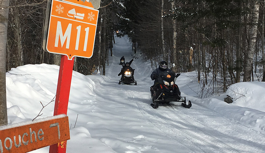 Québec, skidoo